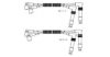 OPEL 1282153ZYL14 Ignition Cable Kit